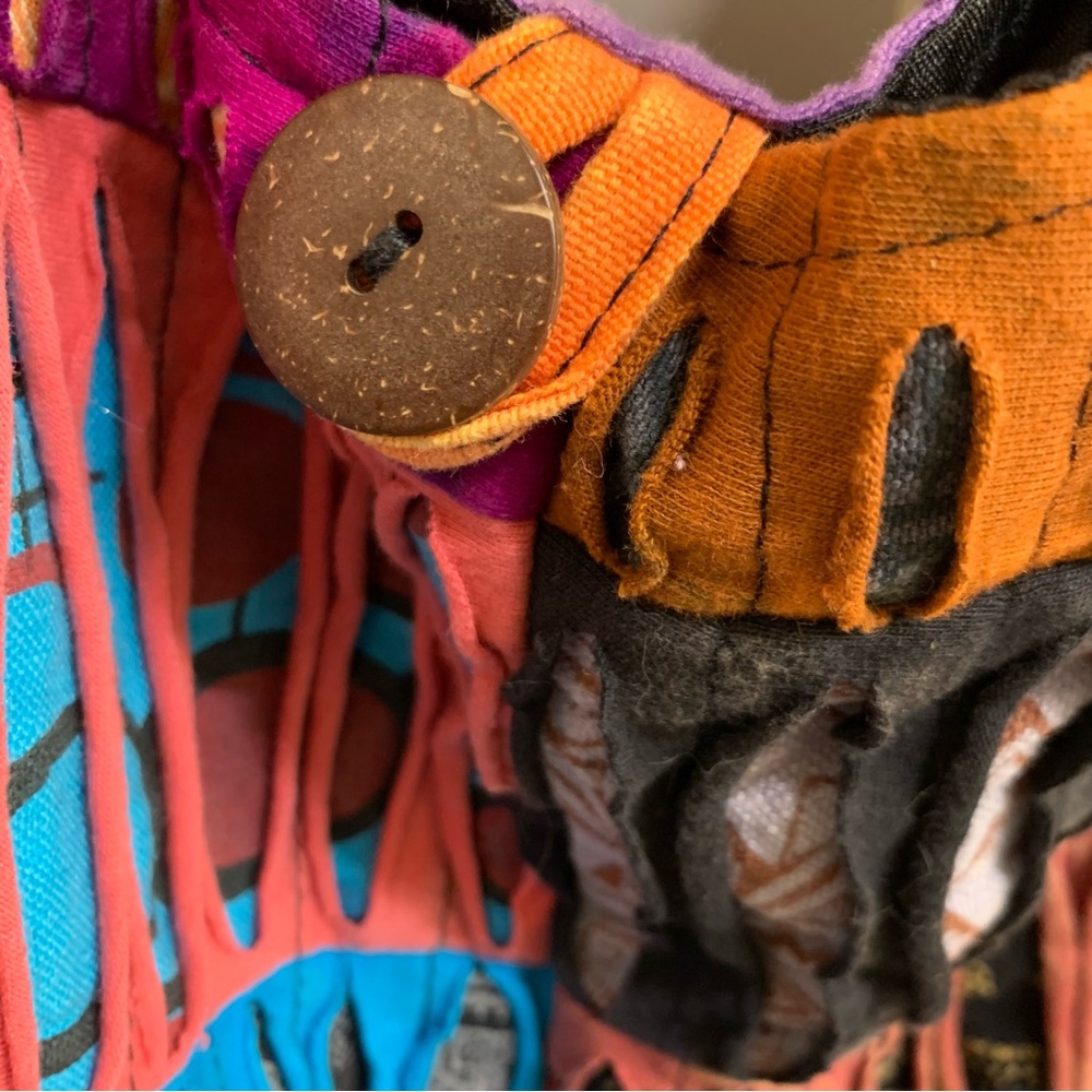 Multicolor Hippie Boho Patchwork Shoulder Bag - image 3